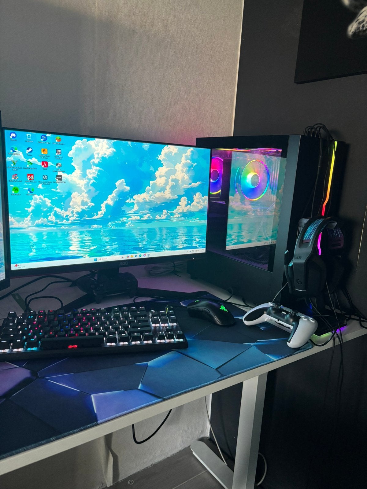 Gaming Setup, Ophalen of Verzenden, Zo goed als nieuw, Gaming