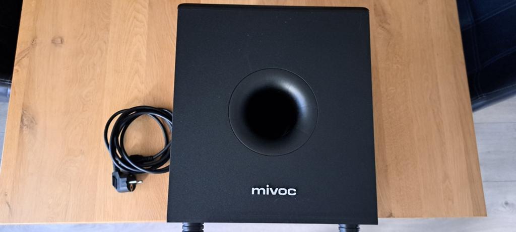 Mivoc SW650A - Krachtige Actieve Subwoofer -, Overige merken, Subwoofer, Ophalen of Verzenden, Zo goed als nieuw