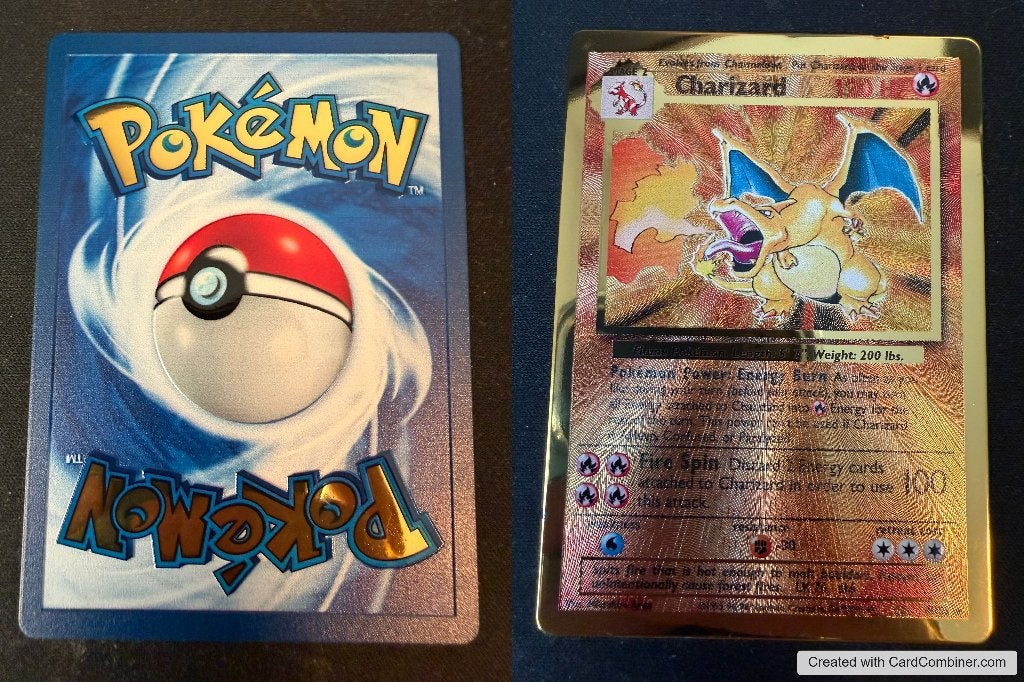 Charizard (CEL BS 4), Ophalen, Nieuw, Losse kaart, Foil