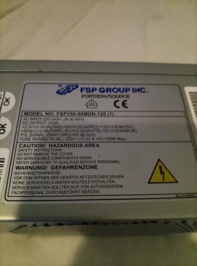 FSP Group FSP250, Computers en Software, Ophalen of Verzenden, Zo goed als nieuw