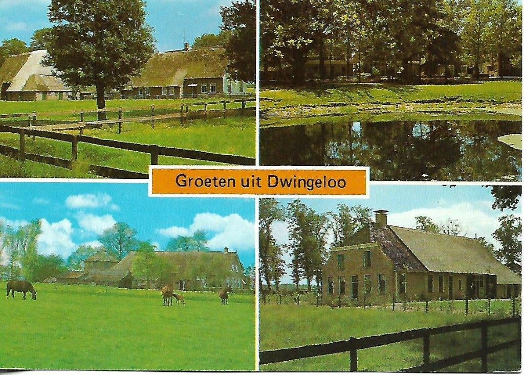 Dwingeloo- -4-luik., Verzenden, 1960 tot 1980, Gelopen, Drenthe