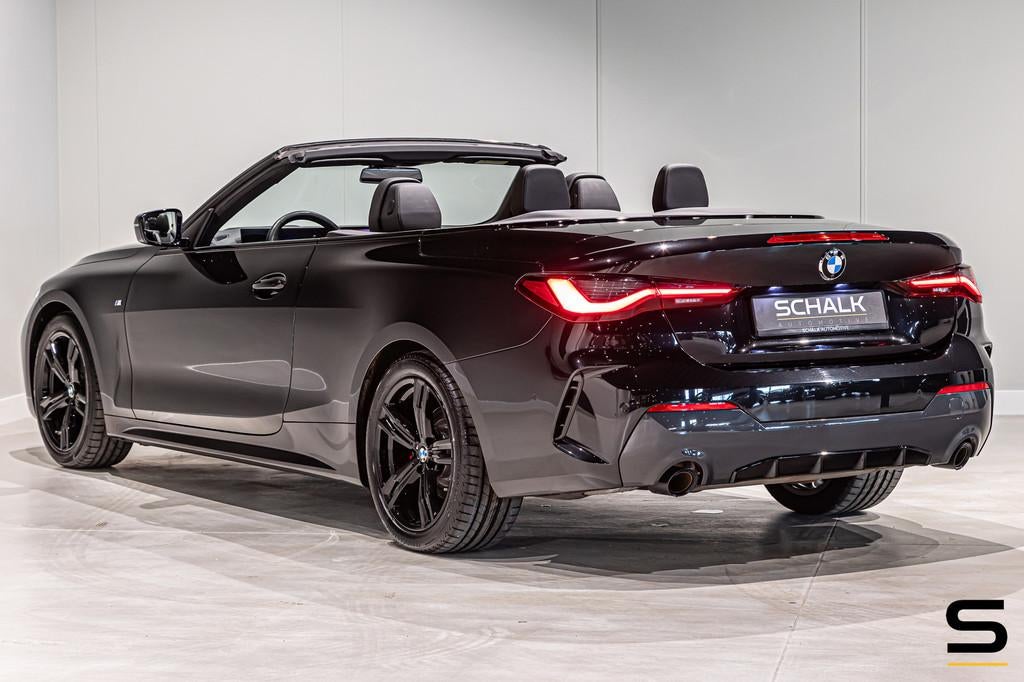 BMW 4-serie Cabrio 420i High Executive|M-sport|E-stoel|Cam, Auto's, BMW, Automaat, 1998 cc, Zwart, Cabriolet