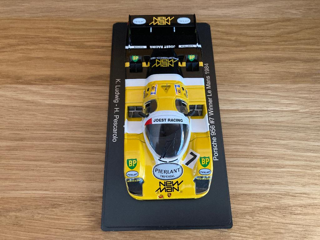 ✅ Porsche 956 Winner LeMans 1984 1:43 Spark Ludwig Pescarolo, Ophalen of Verzenden, Nieuw, Auto's