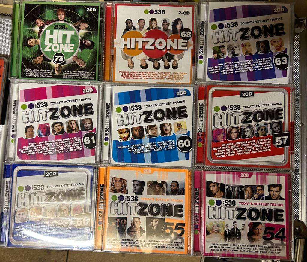 15 originele Hitzone dubbel cd’s, Ophalen of Verzenden, Zo goed als nieuw