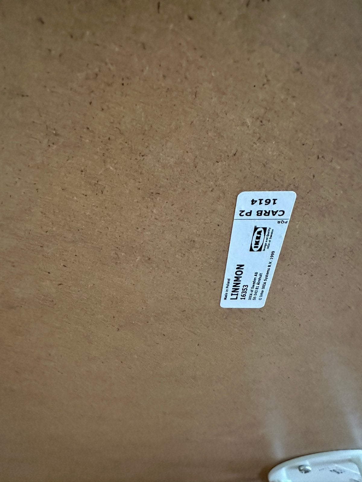 IKEA Linnmon bureau/tafel 200x60 met 5 Krille poten, Huis en Inrichting, Spaanplaat of MDF, Schoolbureau, Zo goed als nieuw, IKEA