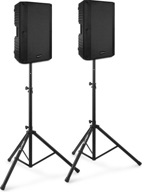 Actieve PA set Vonyx 2x 1000 watt en subwoofer van 1200watt, Ophalen, Zo goed als nieuw, 1000 watt of meer, P.A.