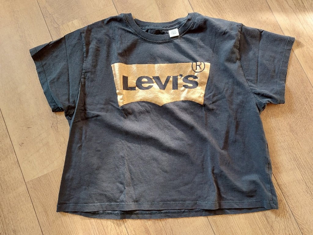 Levi's t-shirt, Ophalen, Zo goed als nieuw, Zwart, Korte mouw