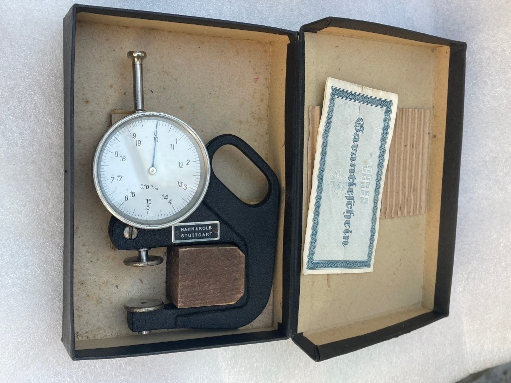 Vintage Meetklok / Meetbeugel – Hahn & Kolb Stuttgart, Ophalen