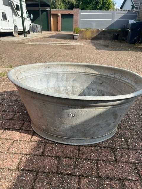 zinken teil, Tuin en Terras, Ophalen, Gebruikt, Balkon, Metaal