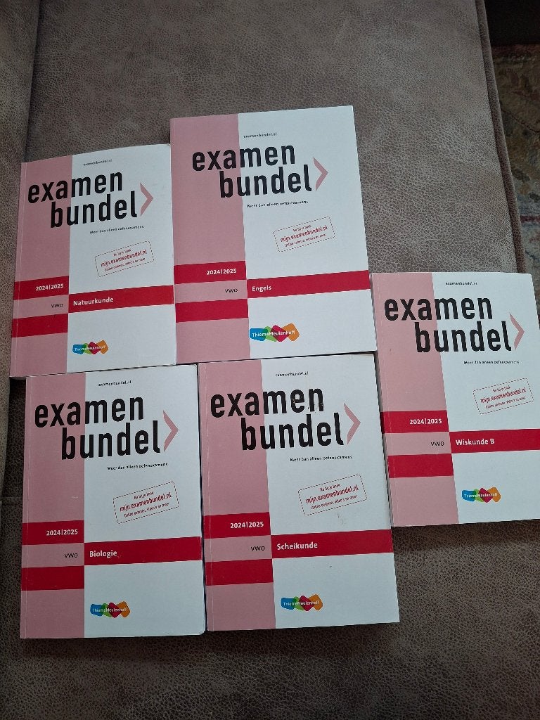 Examenbundels VWO natuur/techniek/gezondheid, Boeken, VWO, Natuurkunde, ThiemeMeulenhoff, Ophalen of Verzenden