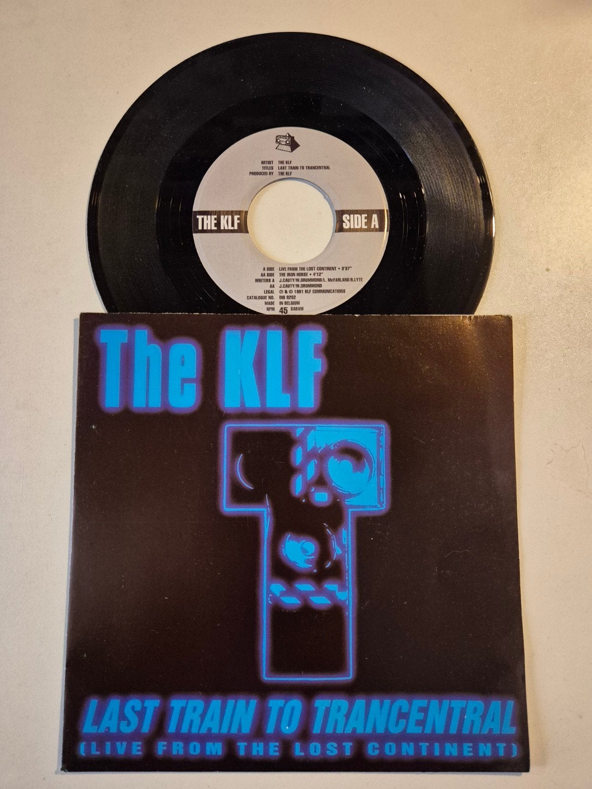 The KLF-Last train to trancentral, Ophalen of Verzenden, Zo goed als nieuw, 7 inch, Dance