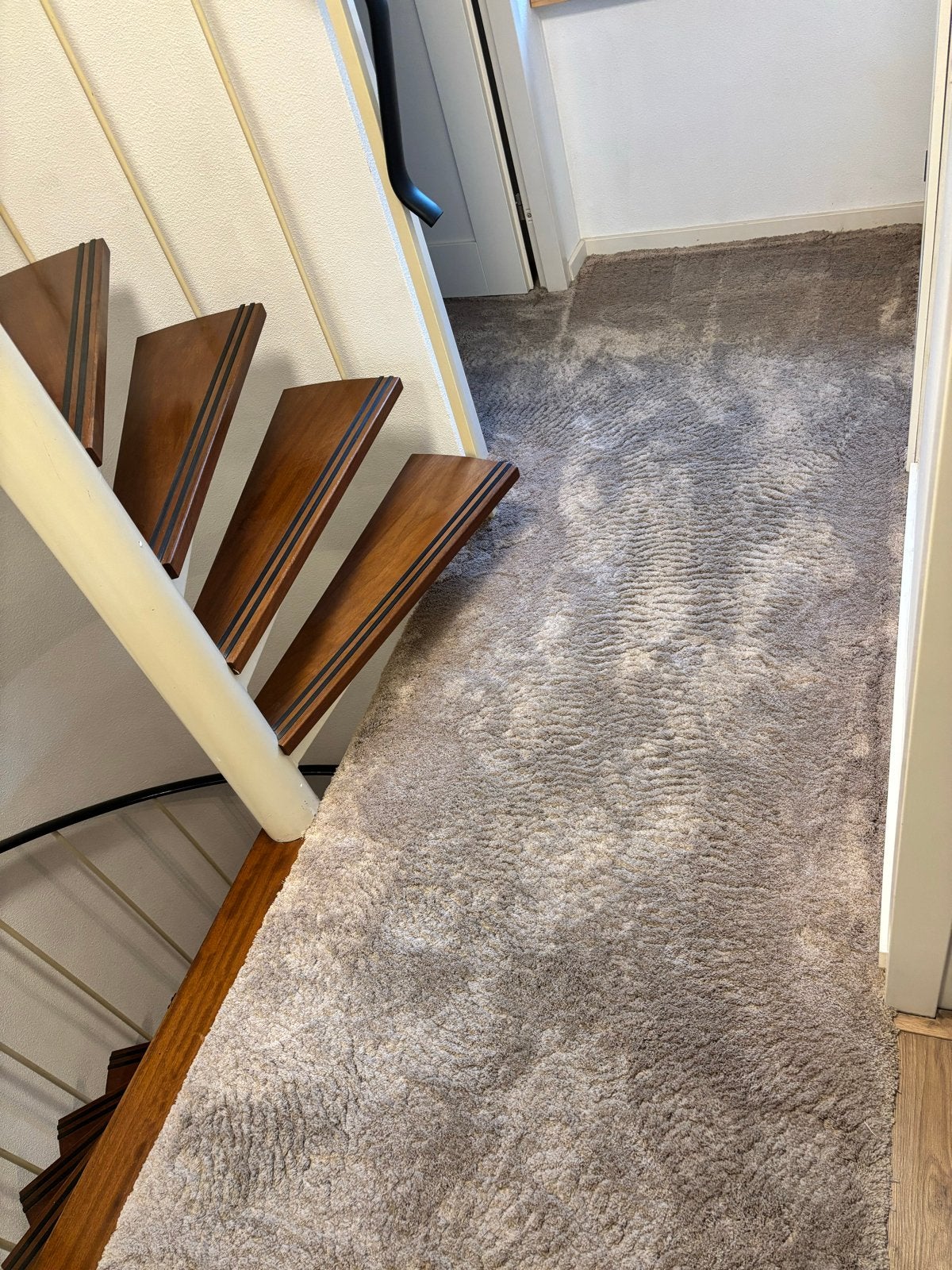Luxe tapijt - Hoogpollig + - 25m2, Ophalen, Zo goed als nieuw, 200 cm of meer, Grijs