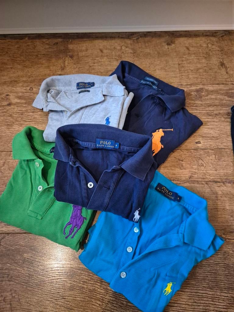Ralph Lauren polo, Ophalen of Verzenden, Zo goed als nieuw, Blauw, Korte mouw