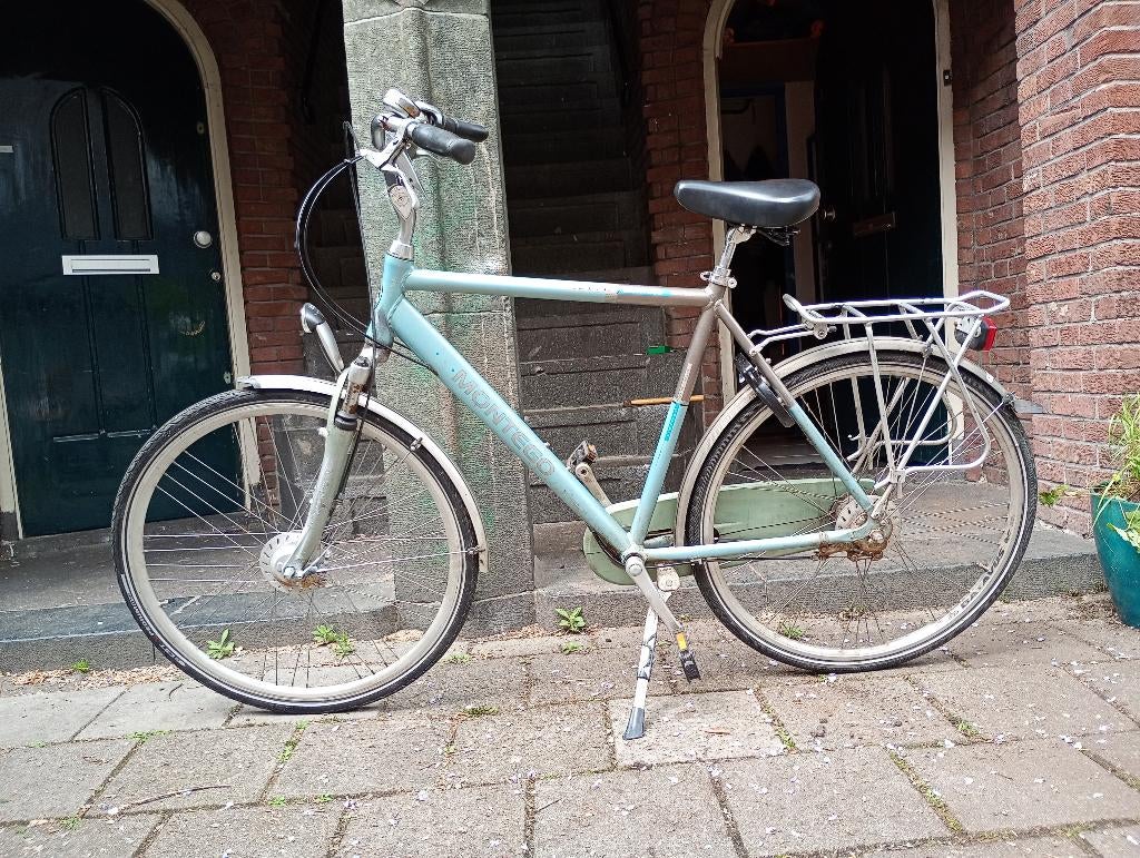 Montego herenfiets, Fietsen en Brommers, Gebruikt, Versnellingen, 57 tot 61 cm, Schijfrem