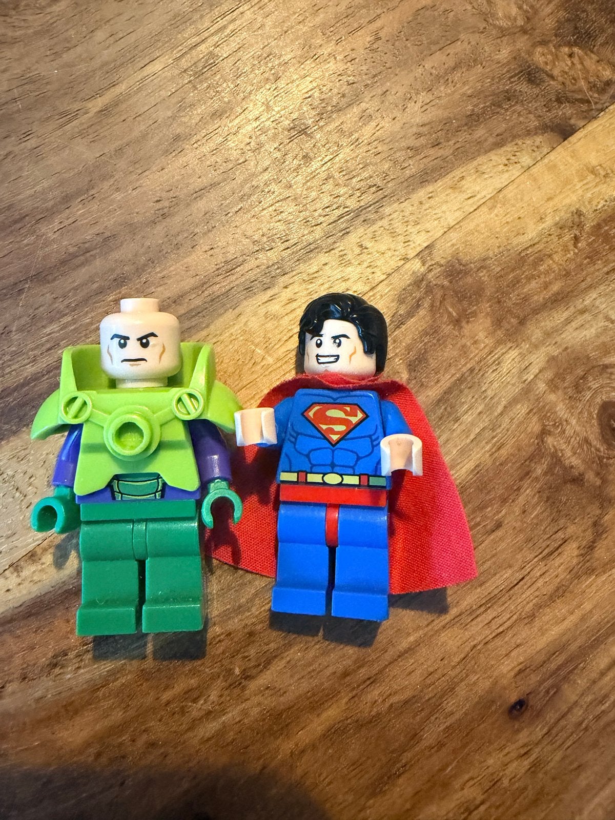 Lego Superman en Lex Luthor minifiguren, Ophalen of Verzenden, Gebruikt, Overige merken