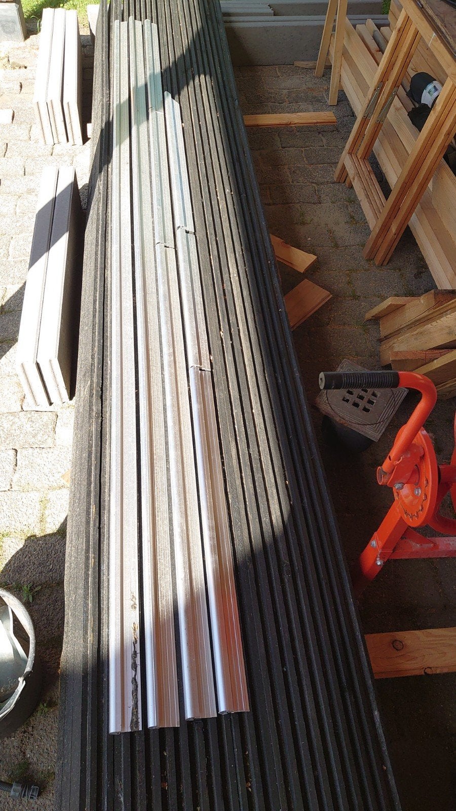 Aluminium Daktrim Kraal 26 x 40 x 2500mm, Ophalen, Overige typen, Minder dan 5 m², Metaal