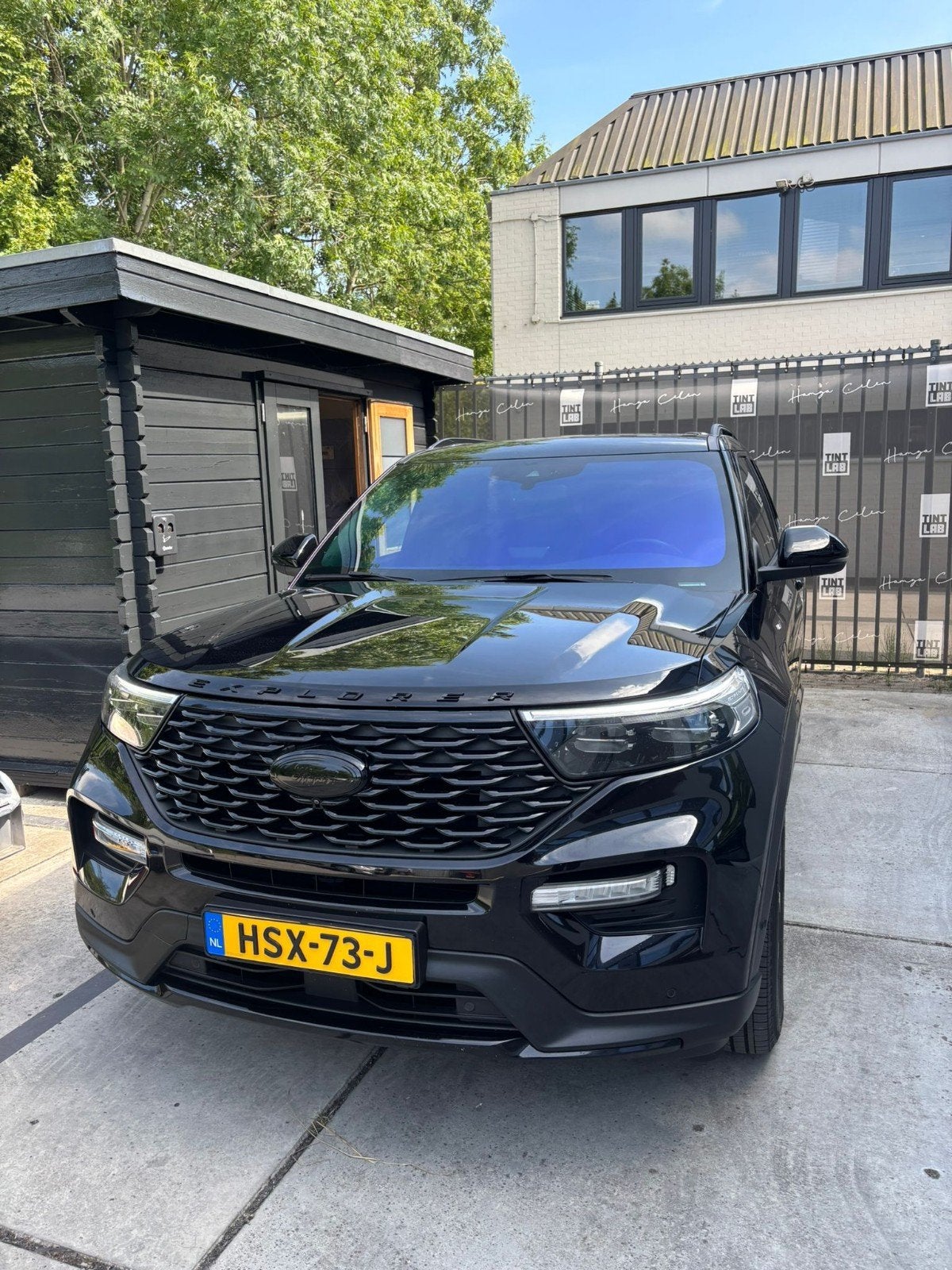 Ford Explorer 3.0 V6 Ecoboost Phev 457pk Aut 2021 Zwart, Auto's, Automaat, 2441 kg, Zwart, Plug-in hybride