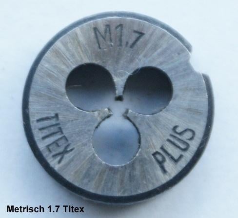 Metrische snijplaten M 1,4 - M24 - in nieuwstaat., Ophalen of Verzenden, Zo goed als nieuw