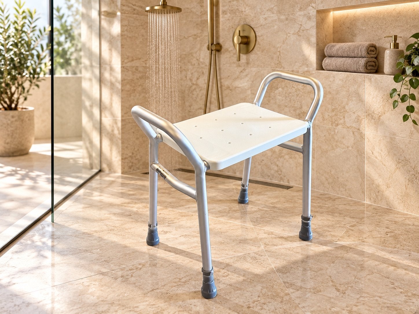 Douche kruk €49,- Homecraft Lichtgewicht Direct/Leverbaar, Diversen, Ophalen, Nieuw, Mwonenenslapen, Mwonenenslapen@ziggo.nl