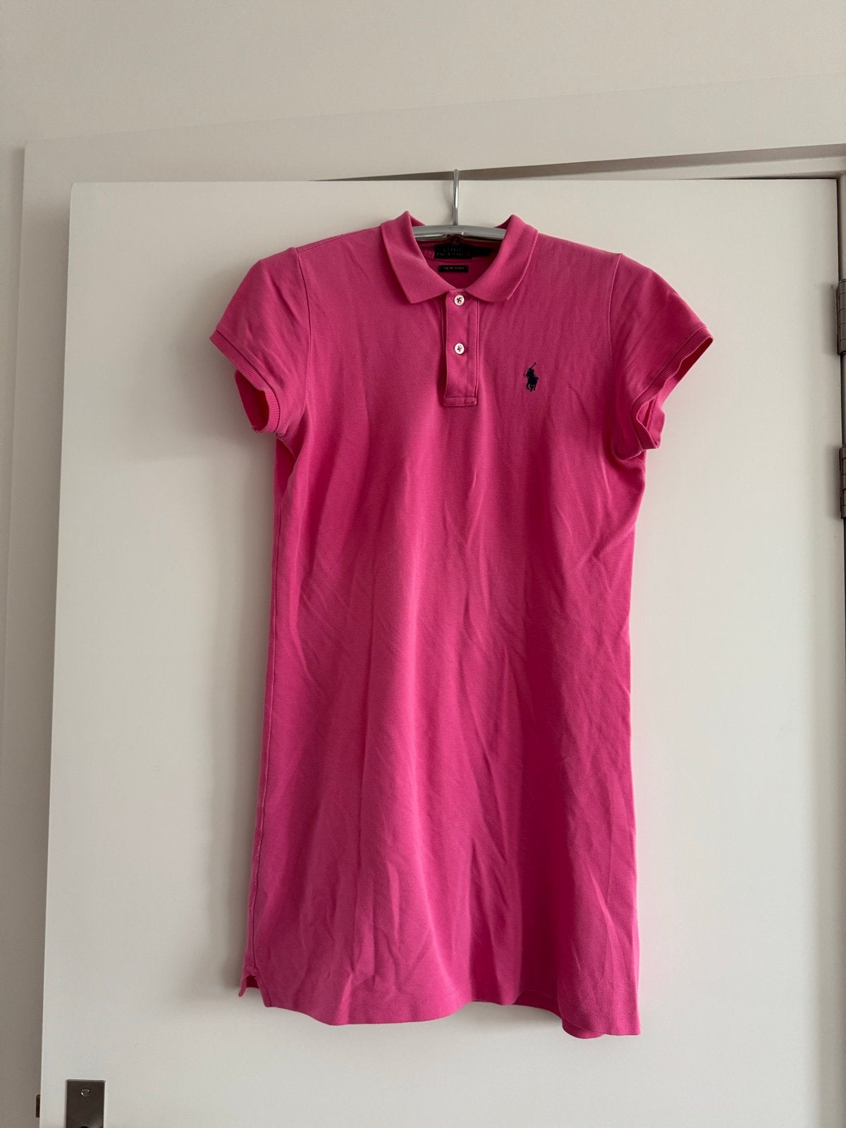 Polo Ralph Lauren roze polojurk - The Mesh Mini, Ophalen of Verzenden, Zo goed als nieuw, Roze, Maat 34 (XS) of kleiner