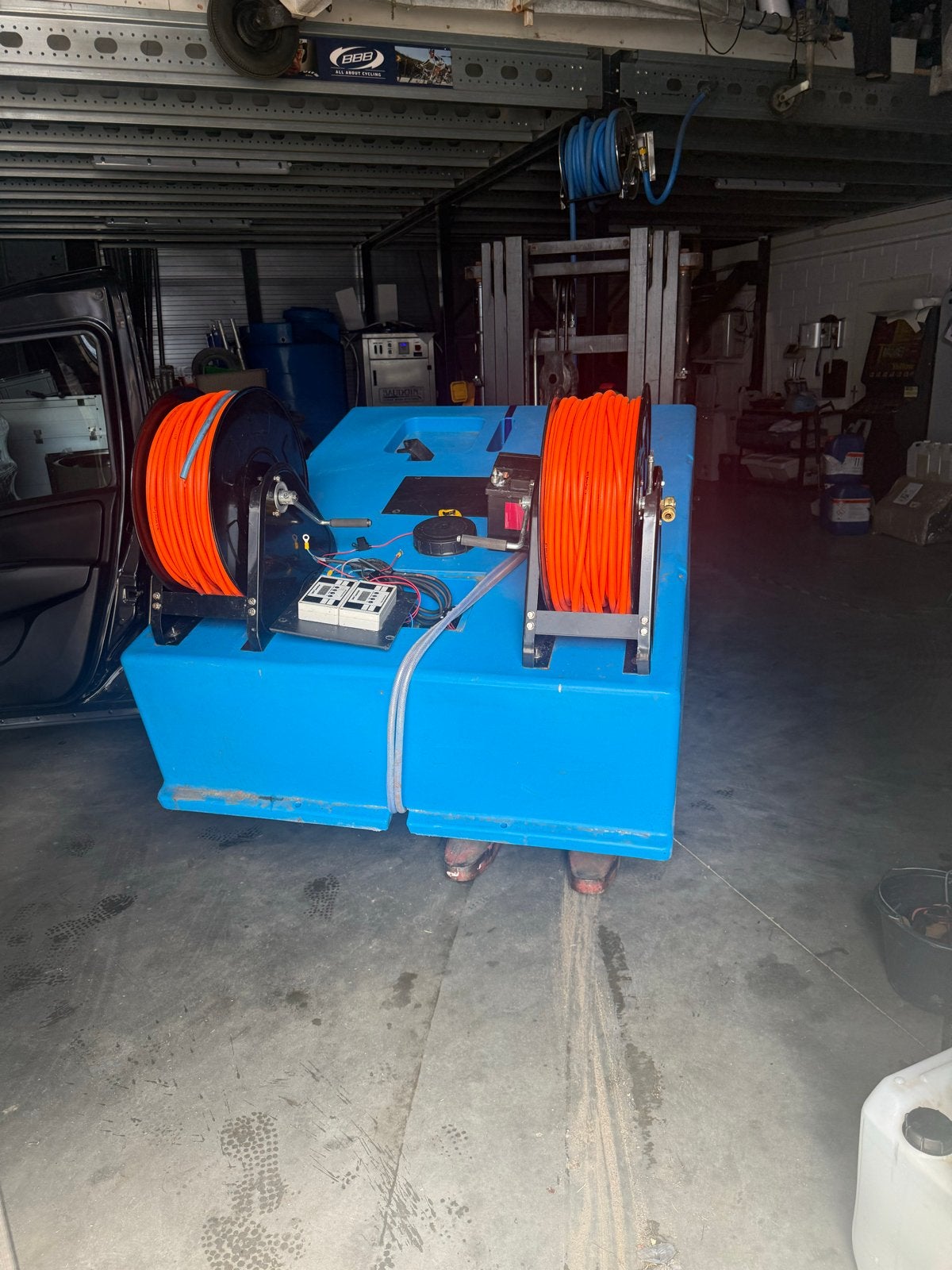 Osmoworks Tuckerpole Systeem 600L met Twee Haspels, Doe-het-zelf en Verbouw, Reinigingsmachines, Ophalen of Verzenden