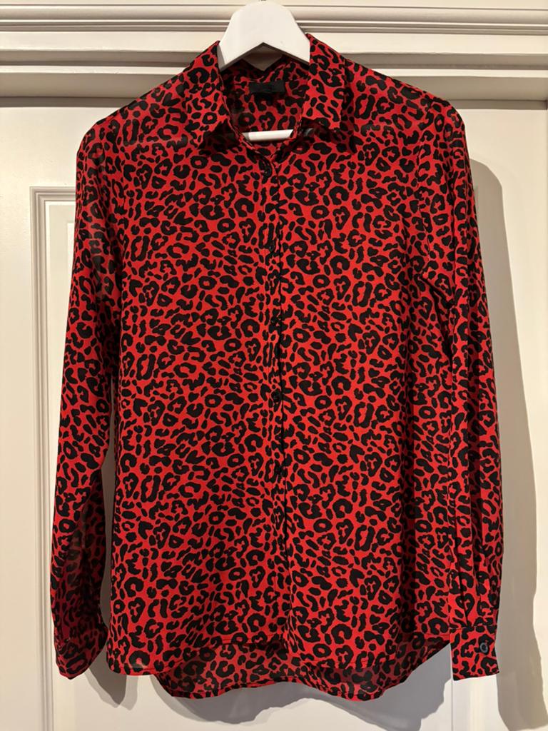 Blouse, Seven Sisters!, Kleding | Dames, Blouses en Tunieken, Zo goed als nieuw, Maat 36 (S), Rood, Ophalen of Verzenden