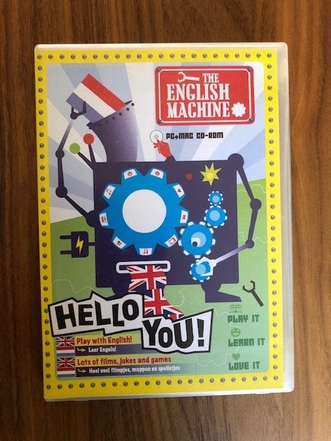 Pc en Mac cd- rom: The English machine, leer Engels spel., Puzzel en Educatief, 1 speler, Eén computer, Ophalen of Verzenden
