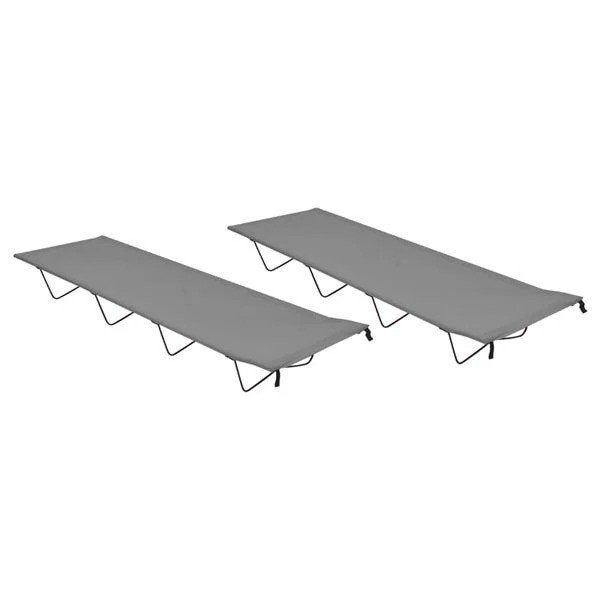 campingbedden veldbedden 2 stuks stof en staal, Ophalen, Nieuw, Campingstoel