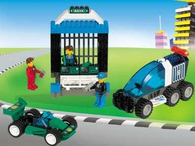 LEGO Jack Stone 4608 Bank Breakout, Overige thema's, Lego, Ophalen of Verzenden, Zo goed als nieuw