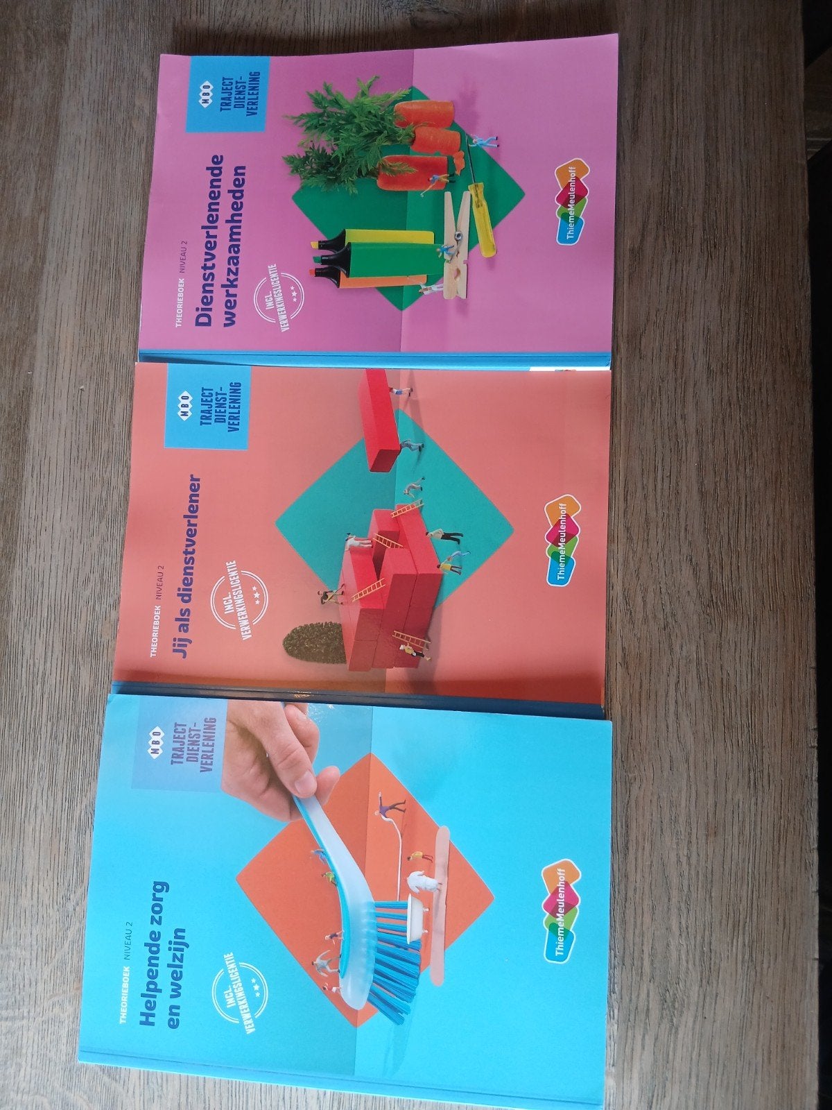 3 theorie boeken van Thiememeulenhoff mbo 2, Boeken, Ophalen of Verzenden, Beta, Gelezen