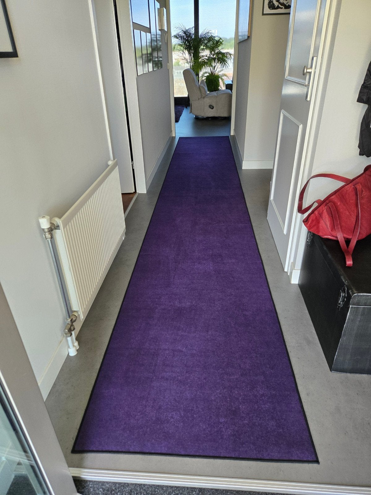 Nieuwe gangloper 5 meter, Ophalen, Paars, 50 tot 100 cm, Modern