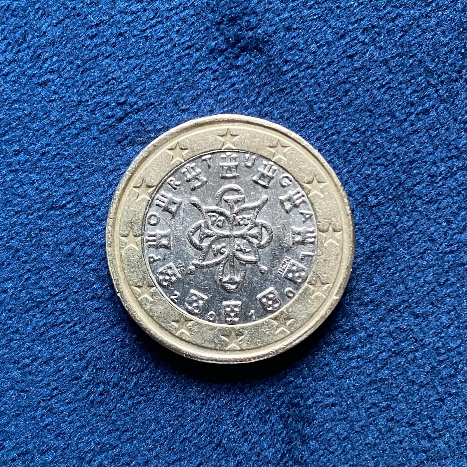 Zeldzame Portugese 1 Euro munt, Postzegels en Munten, Munten | Europa | Euromunten, Ophalen of Verzenden, Portugal, 1 euro, Losse munt