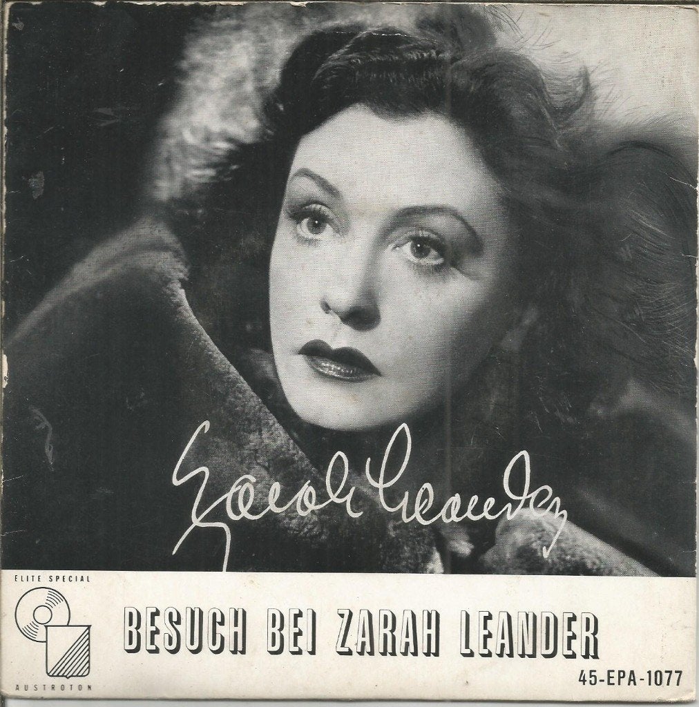 Zarah Leander – Besuch Bei Zarah Leander (1959), Fotohoes, 7 inch, Ophalen of Verzenden, Zo goed als nieuw