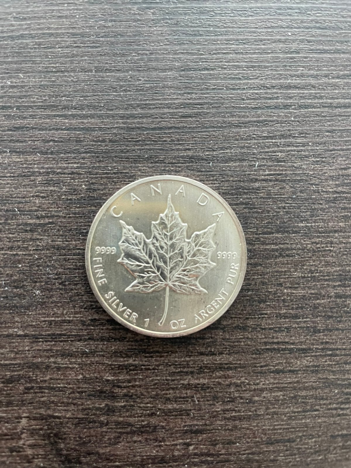 Zeldzame Canada zilveren Maple Leaf 1988. Zilver oz munt, Ophalen of Verzenden, Zilver