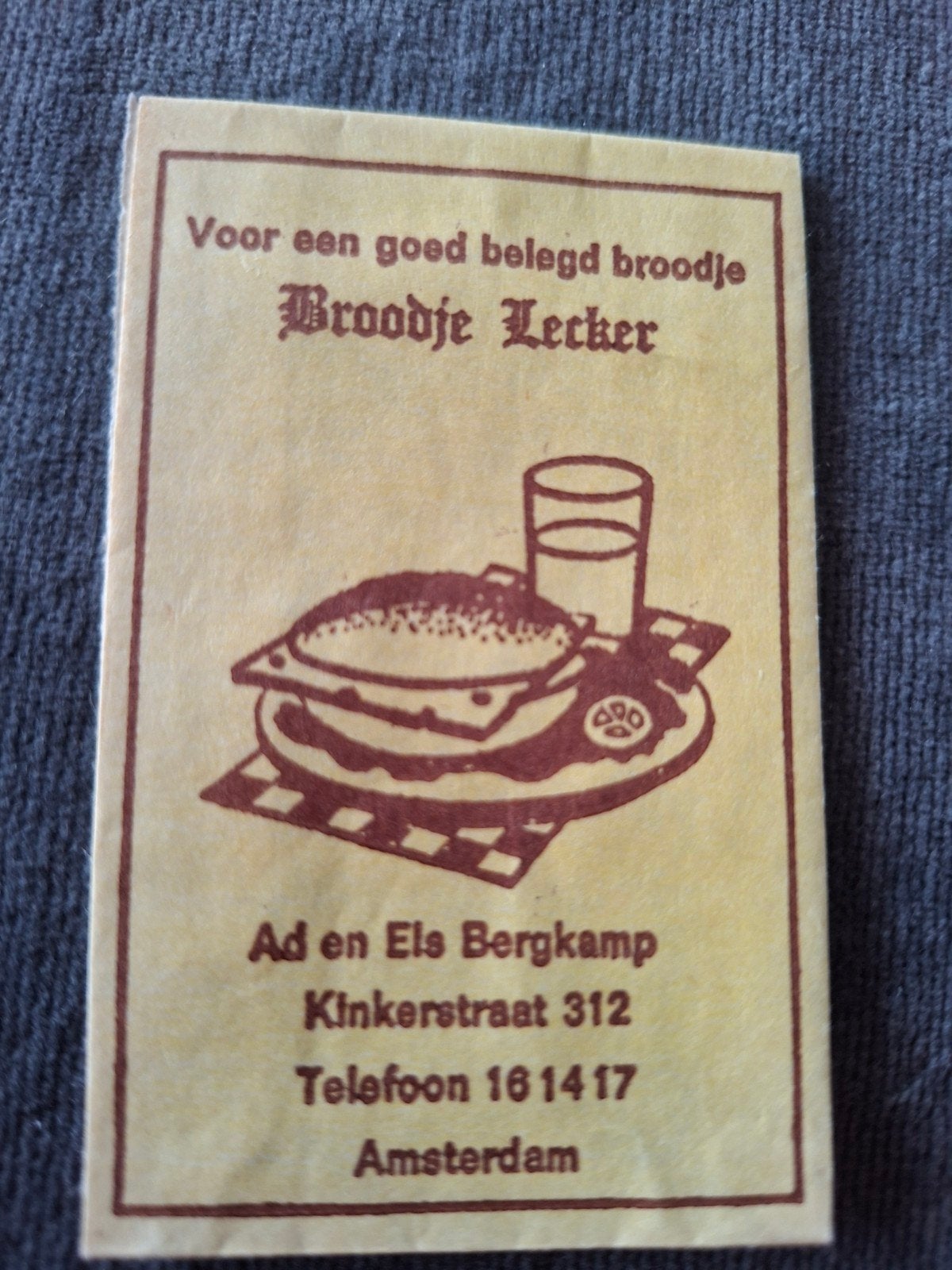 Amsterdam, Broodje Lecker, Verzenden, Nederland