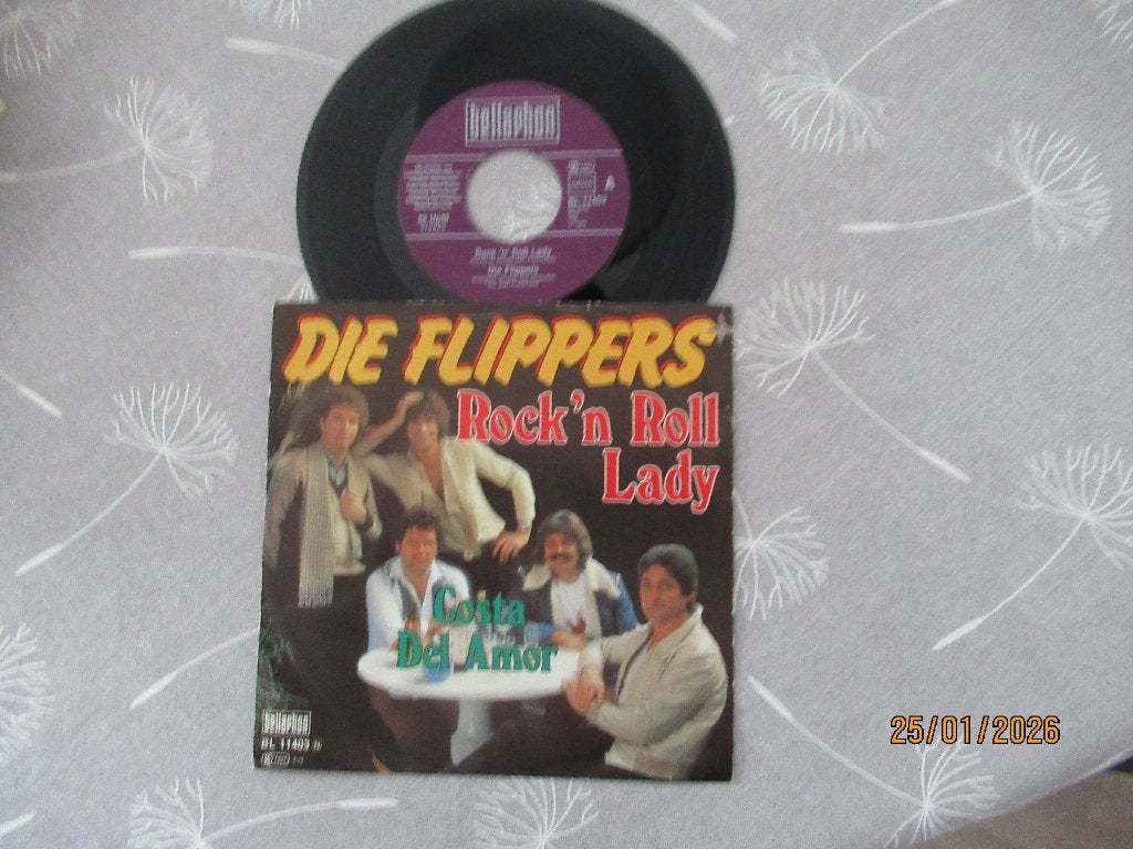 Die Flippers     Rock'n Roll Lady, Originele persing, 7 inch, Ophalen of Verzenden, Zo goed als nieuw
