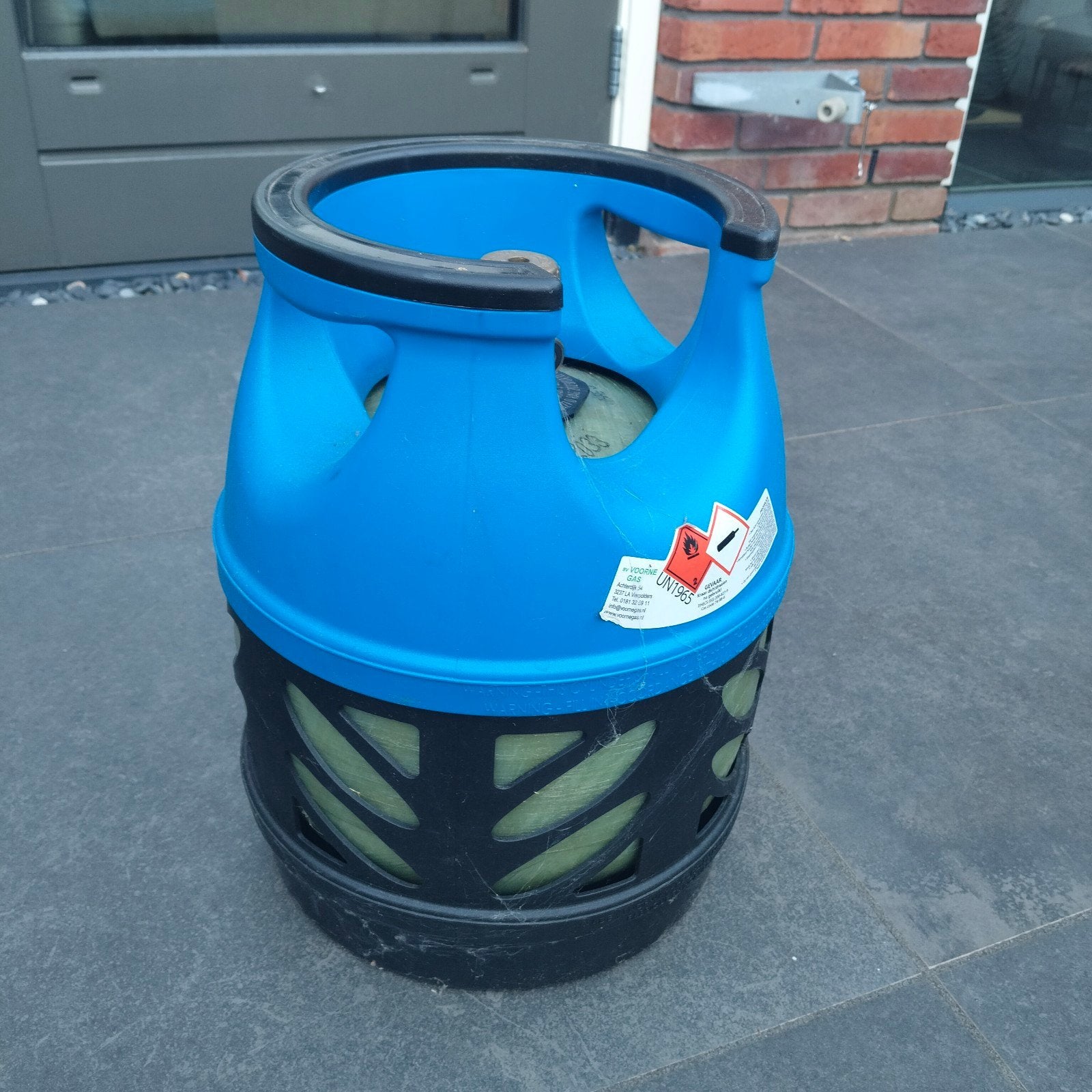 Voordelig: Lichtgewicht propaan gasfles (leeg), Ophalen, Gebruikt