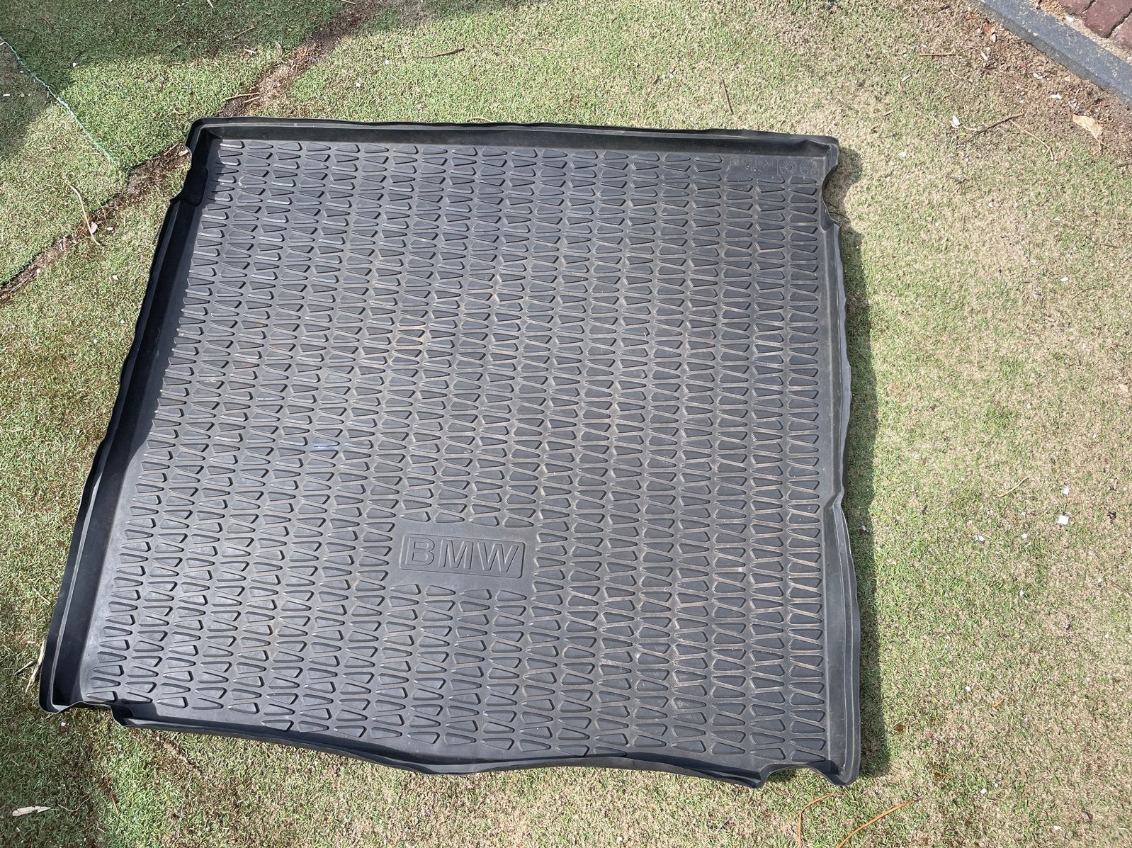 Originele BMW X1 (E84) rubberen kofferbakmat, Ophalen, Gebruikt