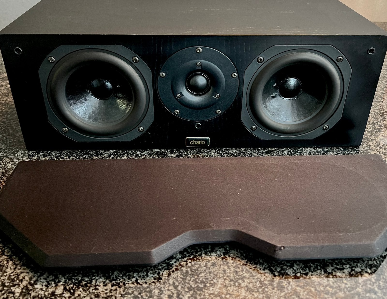 Chario  Centerspeaker, Audio, Tv en Foto, Luidsprekers, Overige merken, Ophalen of Verzenden, Zo goed als nieuw, 60 tot 120 watt