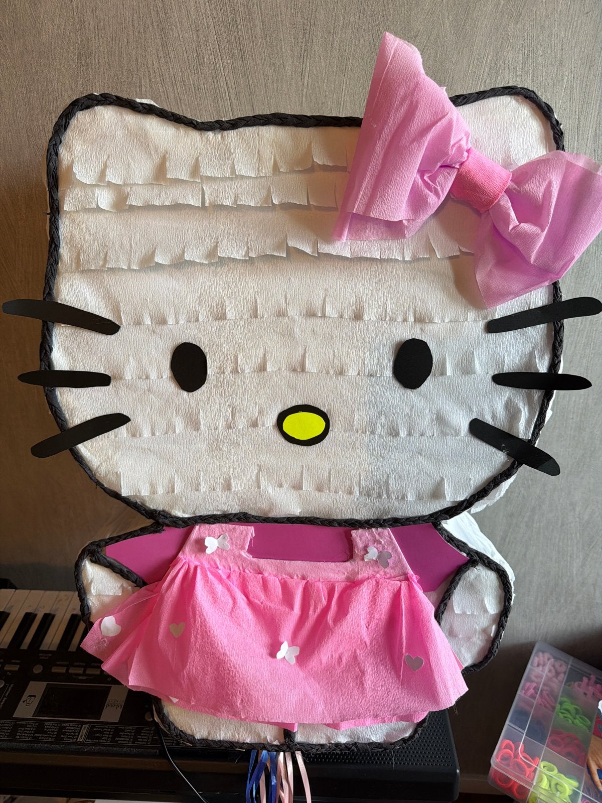 Hello Kitty Piñata - Feestelijke Decoratie, Hobby en Vrije tijd, Feestartikelen, Ophalen of Verzenden, Nieuw, Feestartikel, Verjaardag