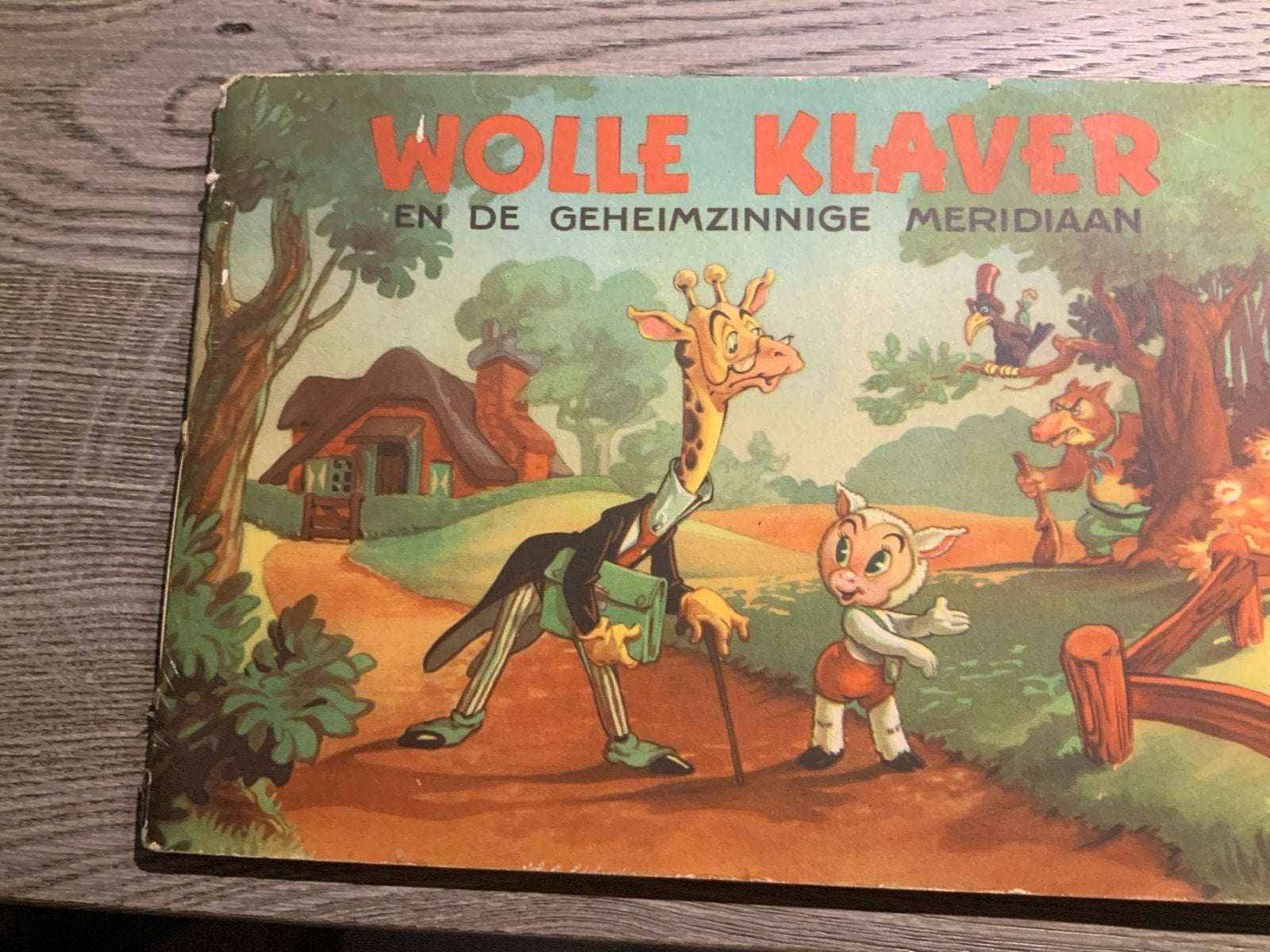 Wolleklaver en de Geheimzinnige Meridiaan - Vintage Boek, Ophalen of Verzenden, Gelezen, Sprookjes