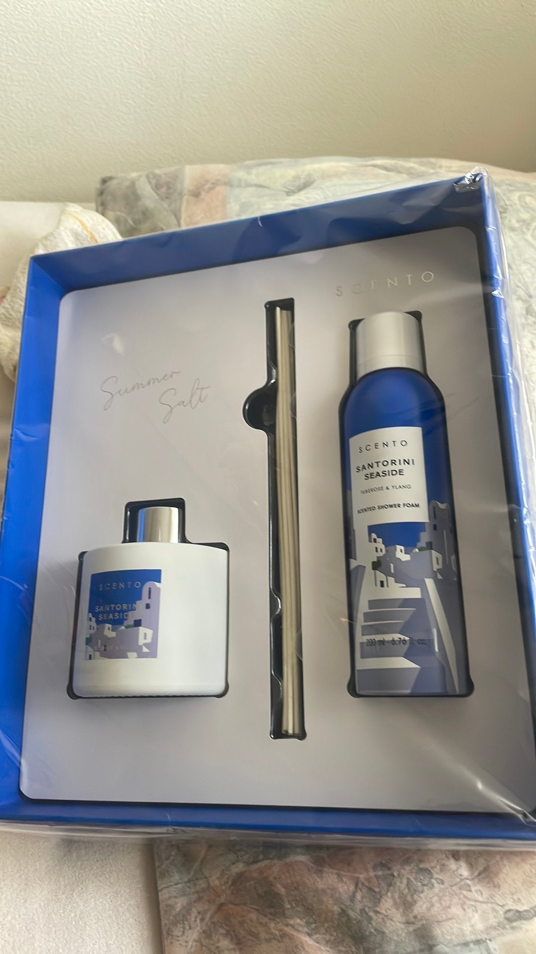 Giftset Scento Santorini, Ophalen of Verzenden, Nieuw, Bad & Douche