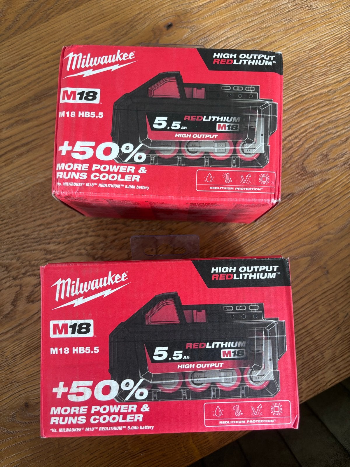 Milwaukee M18 HB5.5 REDLITHIUM High Output Accu, Ophalen of Verzenden, Nieuw