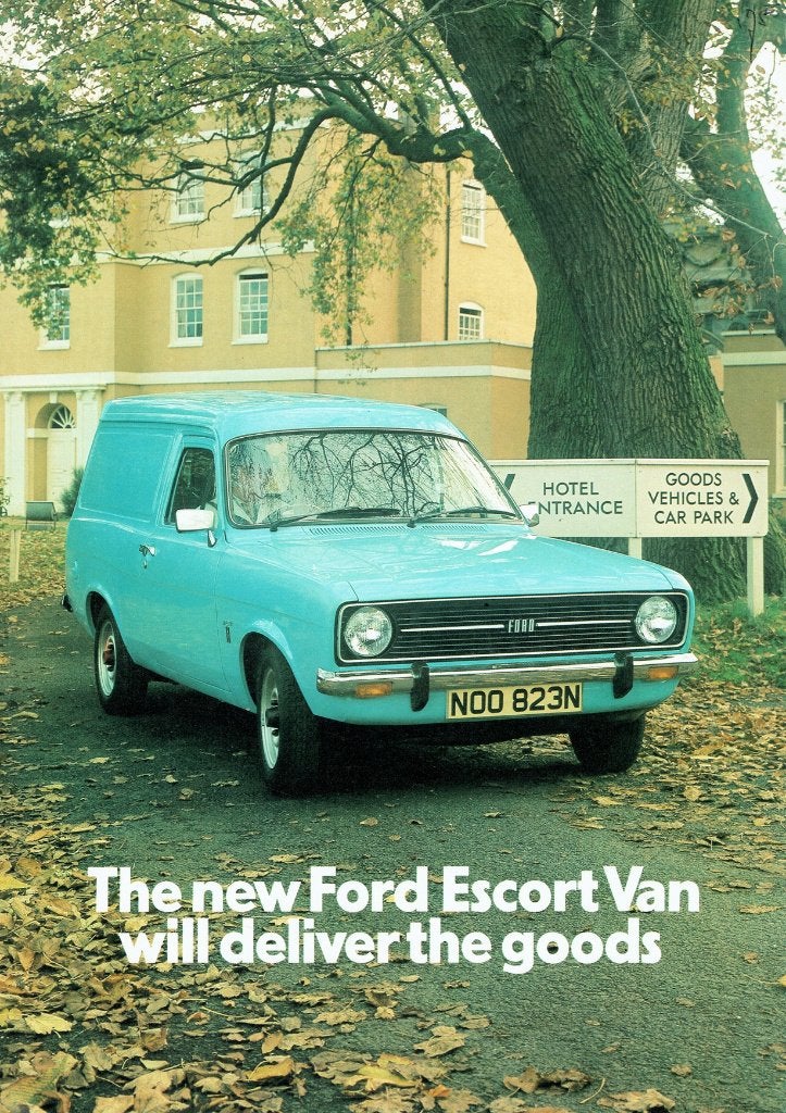 Folder Ford Escort Van (Engelse uitgave - 1975), Boeken, Verzenden, Gelezen, Ford