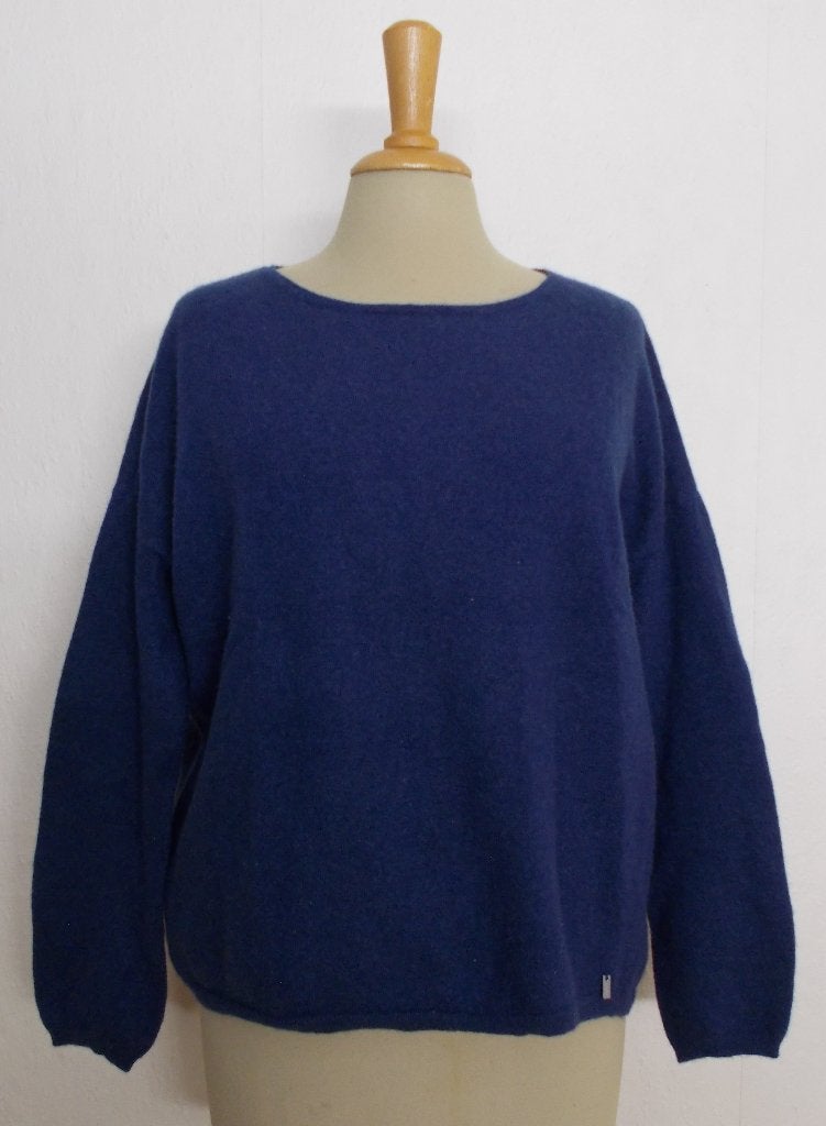 Super zacht en soepele blauwe 100% soft wol trui van ANNA! L, Verzenden, Zo goed als nieuw, Maat 42/44 (L), Blauw