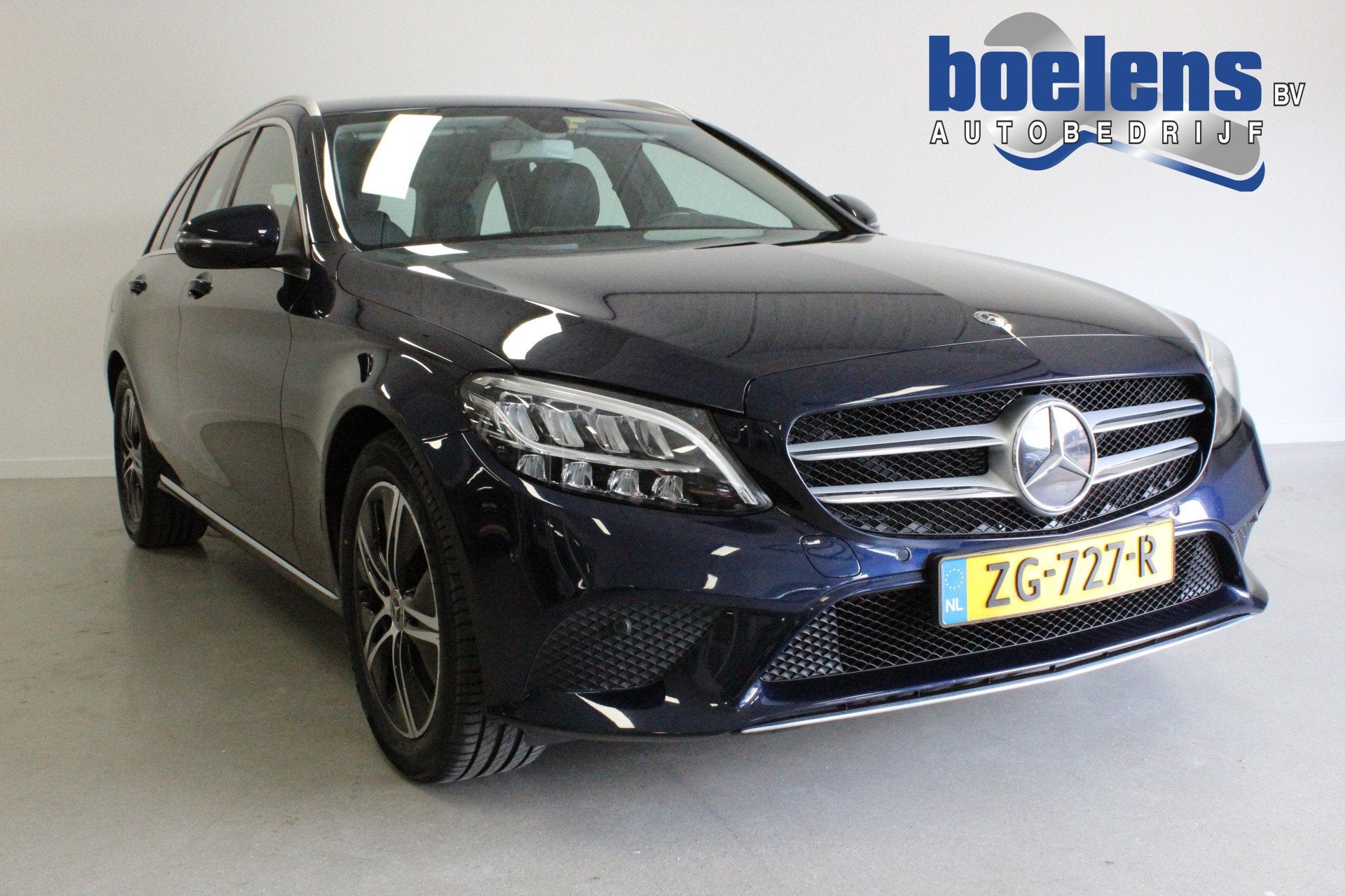 Mercedes-Benz C-Klasse Estate 160 Business Solution | NAVIGA, Auto's, Automaat, 4 cilinders, Blauw, Leder en Stof