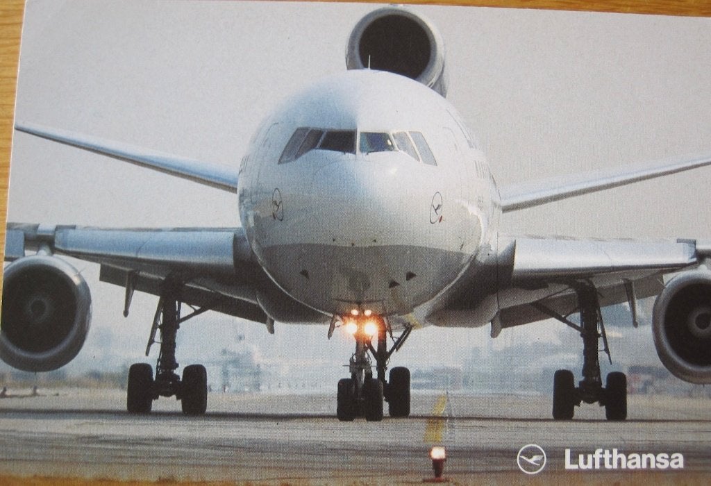 twee keer Lufthansa McDonnell Douglas DC10 30 - nieuw, Verzenden, 1980 tot heden, Ongelopen, Overige thema's