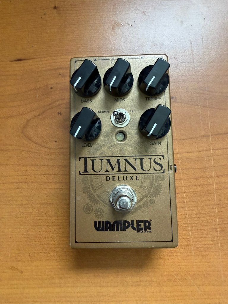 Wampler Tumnus Deluxe, Muziek en Instrumenten, Effecten, Ophalen of Verzenden, Zo goed als nieuw, Distortion, Overdrive of Fuzz