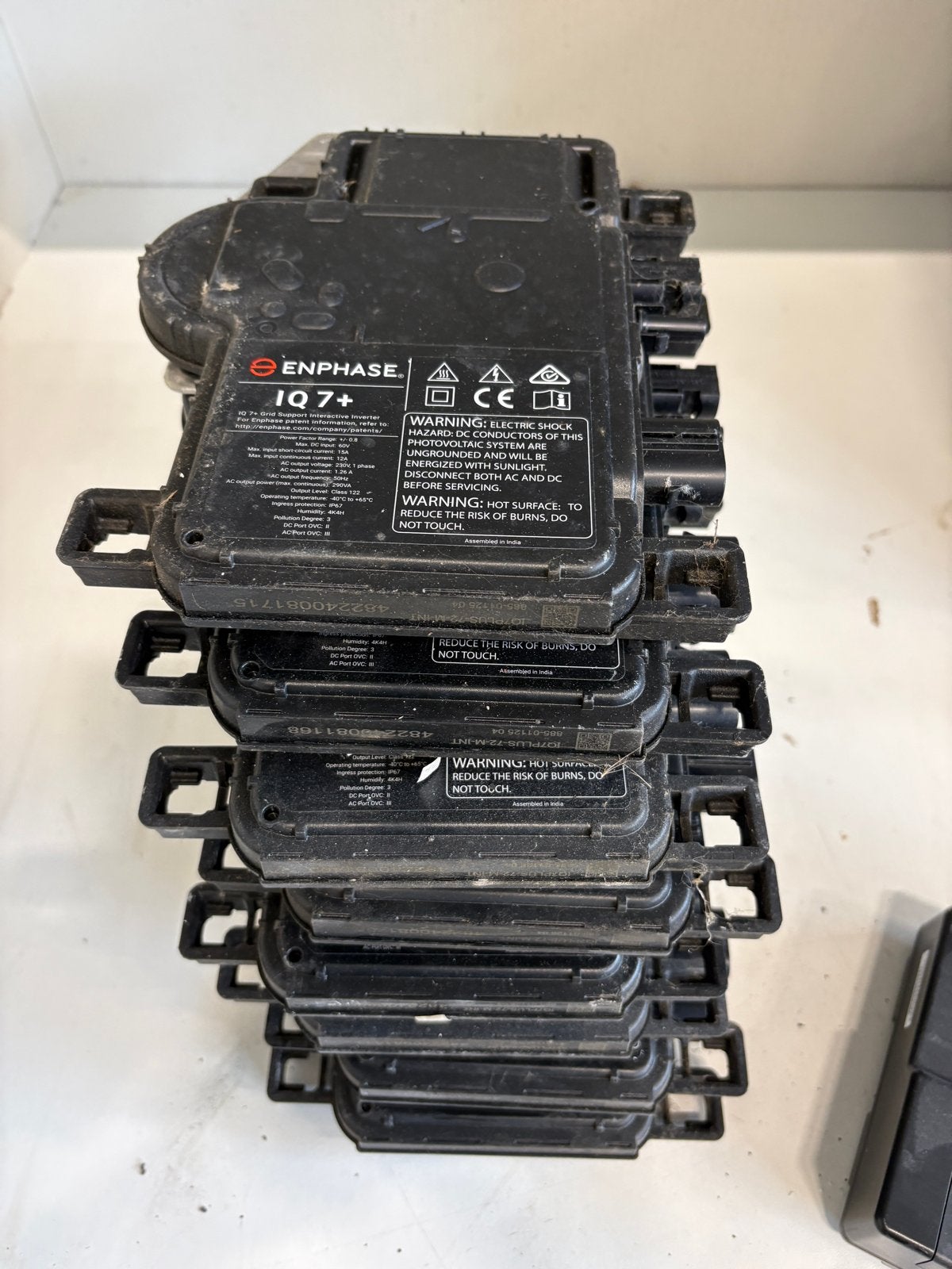 8x Enphase IQ7+ Micro-omvormers inclusief Envoy Standaard, Ophalen, Gebruikt, Overige typen, 200 wattpiek of meer