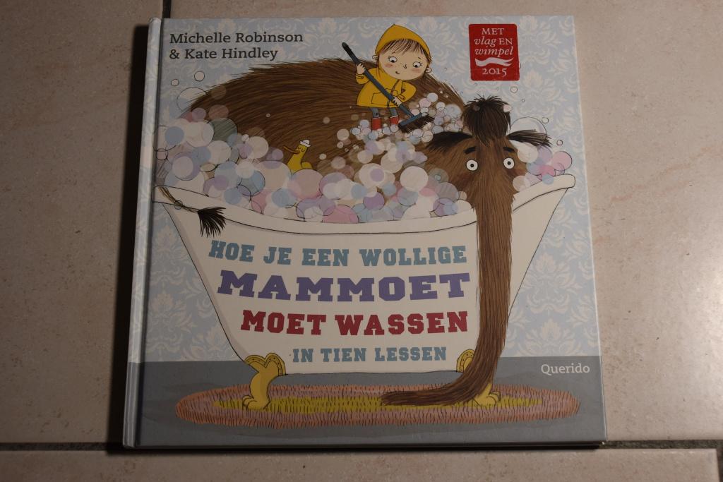 Hoe je een wollige Mammoet moet wassen in tien lessen, Boeken, Kinderboeken | Kleuters, Ophalen of Verzenden, Zo goed als nieuw